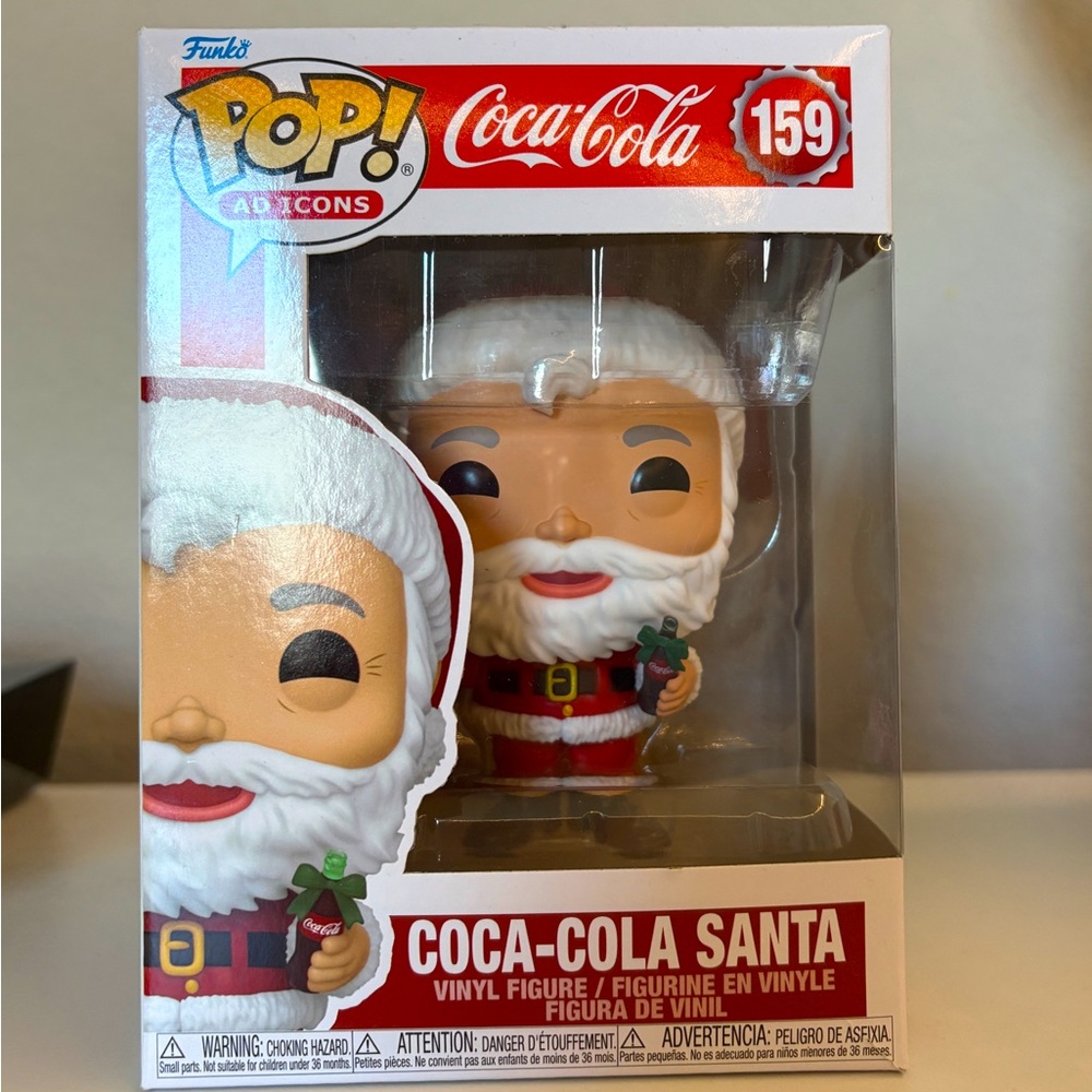 BRAND NEW AUTHENTIC Coca-Cola Santa Funko Pop #FunkoPop #Christmas
